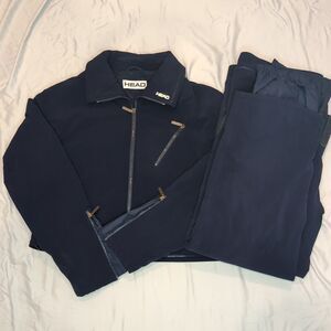 Head Navy Blue Men’s Vintage 80s Ski Suit Jumpsuit